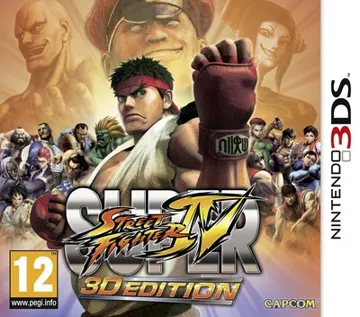 Super Street Fighter IV - 3D Edition (Europe) (En,Fr,Ge,It,Es)  box cover front